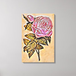 Rozen bloem canvas afdruk