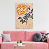 Rozen bloem canvas afdruk (Insitu (Woonkamer))