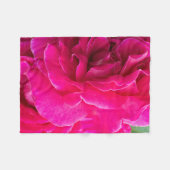 Rozen bloem fleece deken (Voorkant (Horizontaal))