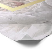 Rozen Bloem Foto Viering van het Leven Bord Poster (Hoek)