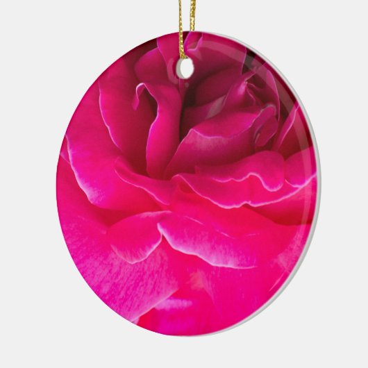 Rozen bloem keramisch ornament (Links)