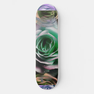 ROZEN BLOEM KUNSTZINNIGE STIJL PERSOONLIJK SKATEBOARD