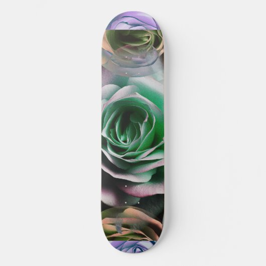 ROZEN BLOEM KUNSTZINNIGE STIJL PERSOONLIJK SKATEBOARD (Voorkant)