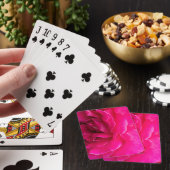 Rozen bloem pokerkaarten (Insitu)