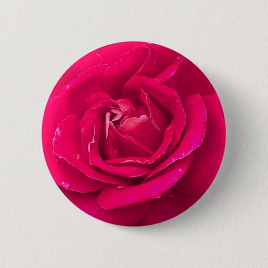 Rozen bloem ronde button 5,7 cm (Voorkant)