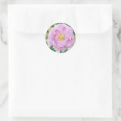 Rozen bloem ronde sticker (Tas)
