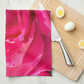 Rozen bloem theedoek (Quarter Fold)