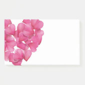 Rozen bloemblaadjes cascade Post-it note block (Voorkant)