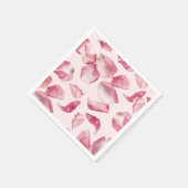 Rozen bloemblaadjes patroon Petals en Prosecco Bri Servet (Hoek)