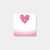 Rozen bloemblaadjes roze vervagen Post-it notitieb Post-it® Notes (Voorkant)