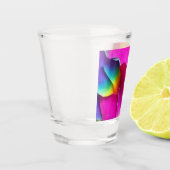 Rozen bloemblaadjes - Shot Glas (Links)