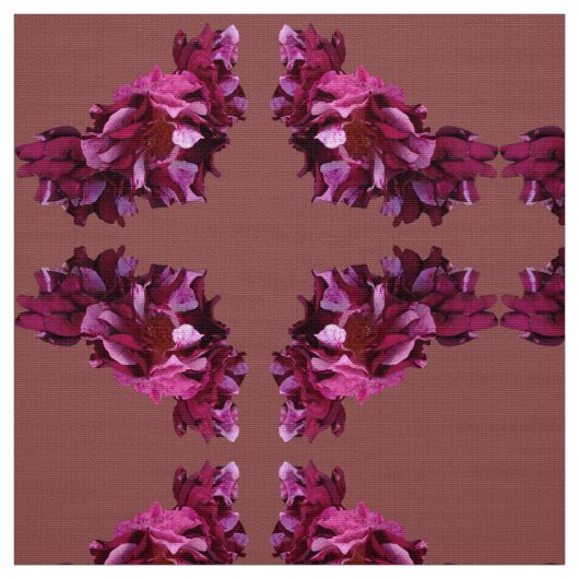 Rozen Bloemen Aangepaste Polyester Weefsel Stof (Swatch)