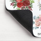 Rozen Bloemen Aanpasbare plaatsaanduiding voor PIC Muismat (Hoek)