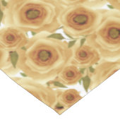 Rozen bloemen abstracte florale afdruk beige kleur tafelkleed (Gekanteld)