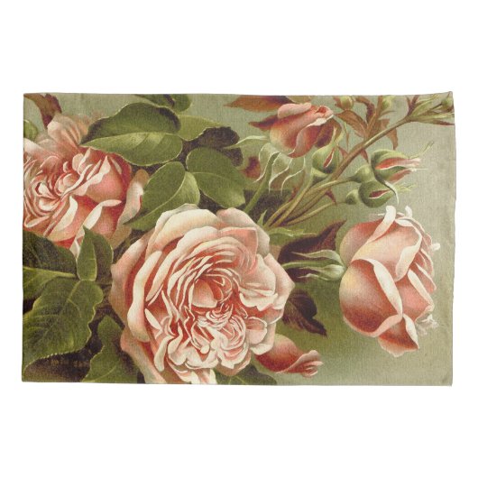  Rozen bloemen bloemen loodscase Kussensloop (Achterkant)