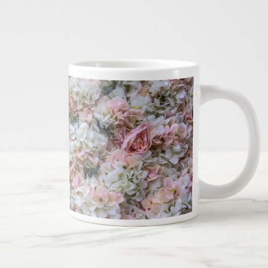 Rozen bloemen grote koffiekop (Rechts)