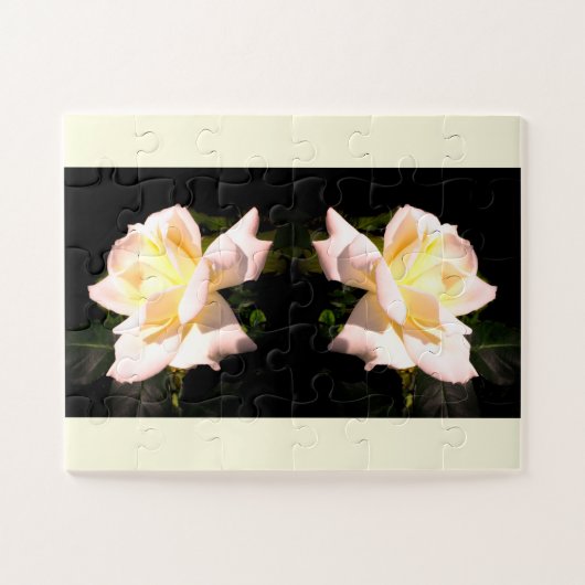 Rozen bloemen legpuzzel (Horizontaal)
