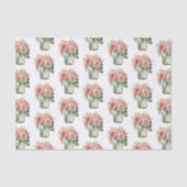 Rozen Bloemen Mason Jar Tissuepapier (Voorkant)