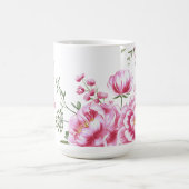 Rozen Bloemen Modern Ontwerp Koffiemok (Center)