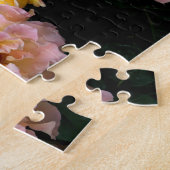 Rozen bloemen, roze gele rozen legpuzzel (Zijkant)