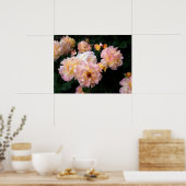Rozen bloemen, roze gele rozen poster (Keuken)