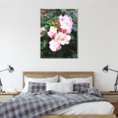 Rozen bloemen, roze rode witte rozen canvas afdruk (Insitu (Slaapkamer))