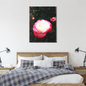 Rozen bloemen, roze rode witte rozen canvas afdruk (Insitu (Slaapkamer))