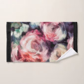 Rozen bloemen schilderij abstracte bloemdruk b bad handdoek (Handdoek)