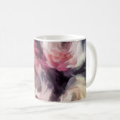Rozen bloemen schilderij abstracte bloemdruk b koffiemok (Voorkant rechts)