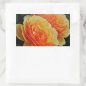 Rozen bloemen/Sinaasappels/envelopsluitingen Rechthoekige Sticker (Tas)