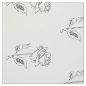 Rozen bloemen stof (Swatch)