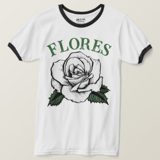 rozen bloemen t-shirt