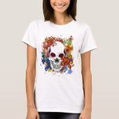 Rozen bloemen t-shirt (Voorkant)