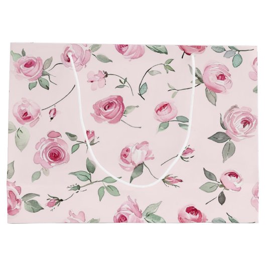  Rozen Bloemen Vrijgezellenfeest Groot Cadeauzakje (Achterkant)