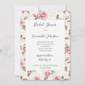  Rozen Bloemen Vrijgezellenfeest Kaart (Voorkant)