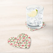  Rozen Bloemen Vrijgezellenfeest Kartonnen Onderzetters (Insitu)