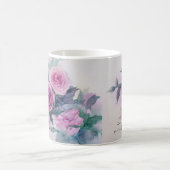  Rozen Bloemen Waterverf Art Mok Cup (Center)