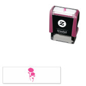 Rozen bloemen  zelfinktende stempel (In situ)