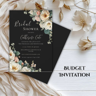 Rozen Bloemen Zwarte Bruid Kaart