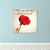 Rozen bloemendoek print "Beauty Blooms" (Insitu (Houten vloer))