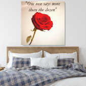 Rozen bloemendoek print "Beauty Blooms" (Insitu (Slaapkamer))