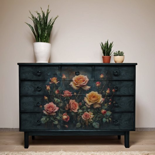 Rozen - Bloemenelegantie - decoupage - Tissue Pap Tissuepapier