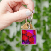Rozen/bloemetjes Sleutelhanger (Hand)