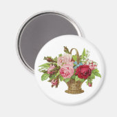 Rozen bloemmand Magneet (Voorkant / Achterkant)