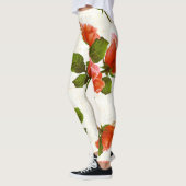 Rozen bloemmotief,  achtergrond. leggings (Links)