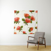 Rozen bloemmotief, achtergrond. wandkleed (In situ)