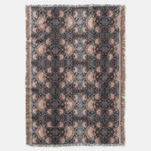 Rozen bloempatroon deken (Voorkant Verticaal)