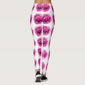 Rozen bloempatroon leggings (Achterkant)