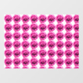 Rozen bloempatroon raamsticker (Vel)