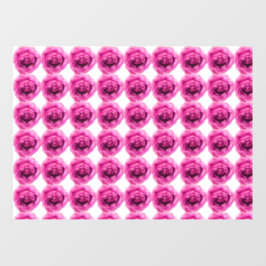 Rozen bloempatroon raamsticker